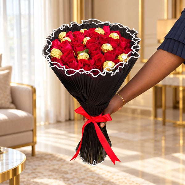 Blooms & Gifts The Love I Choose Flower Package