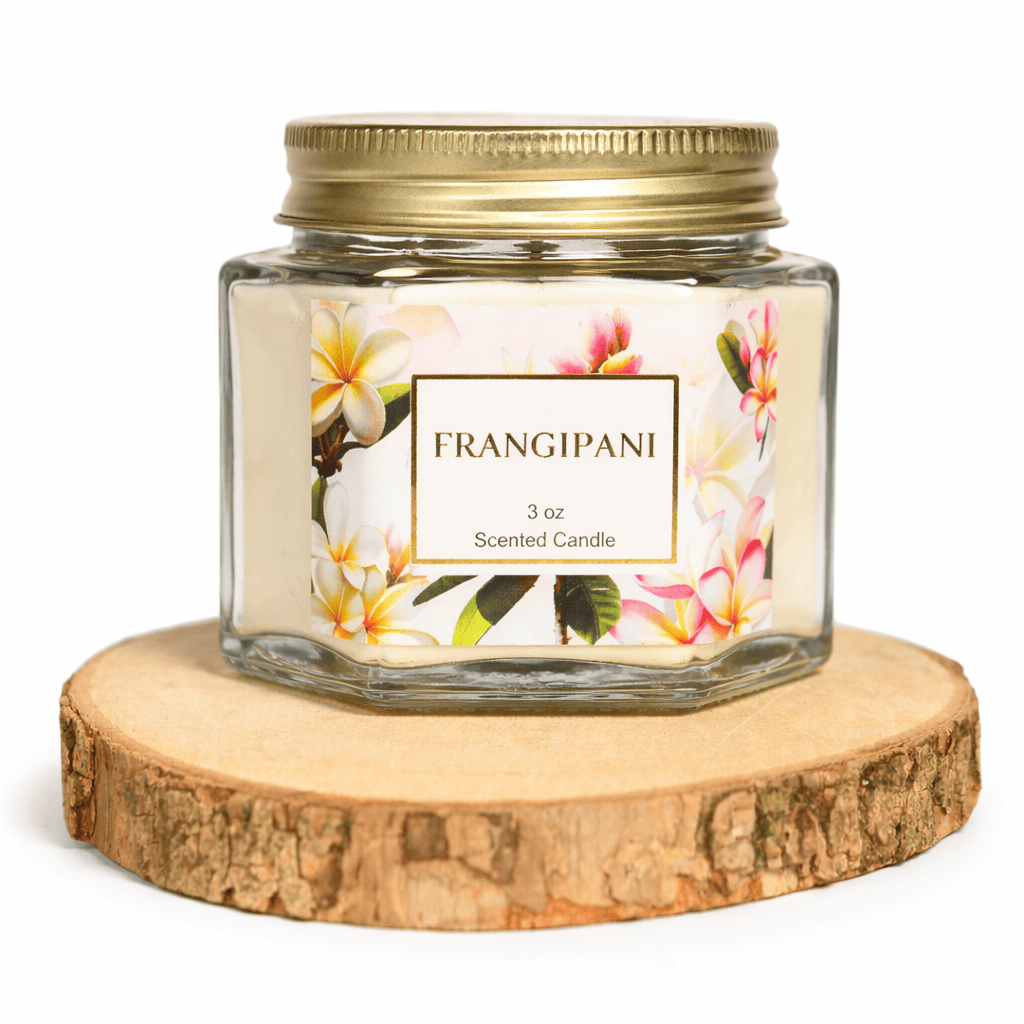 Siya Home 3oz Hexagonal Jar with Lid