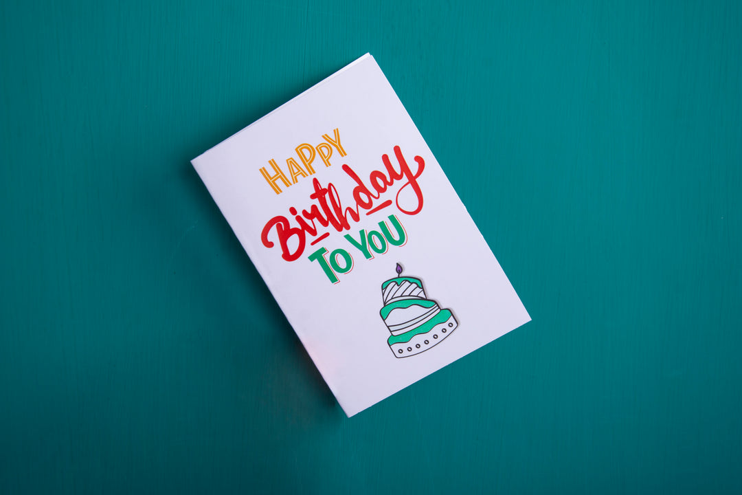 Birthday A6 size card