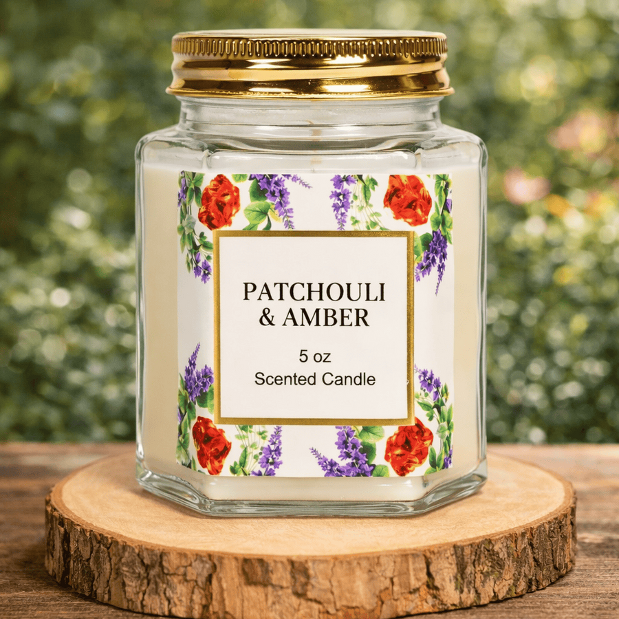 Siya Home 5oz Hexagonal Jar with Lid