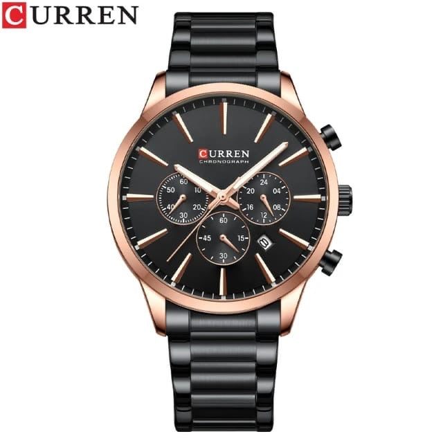 For him Curren chronograph watch