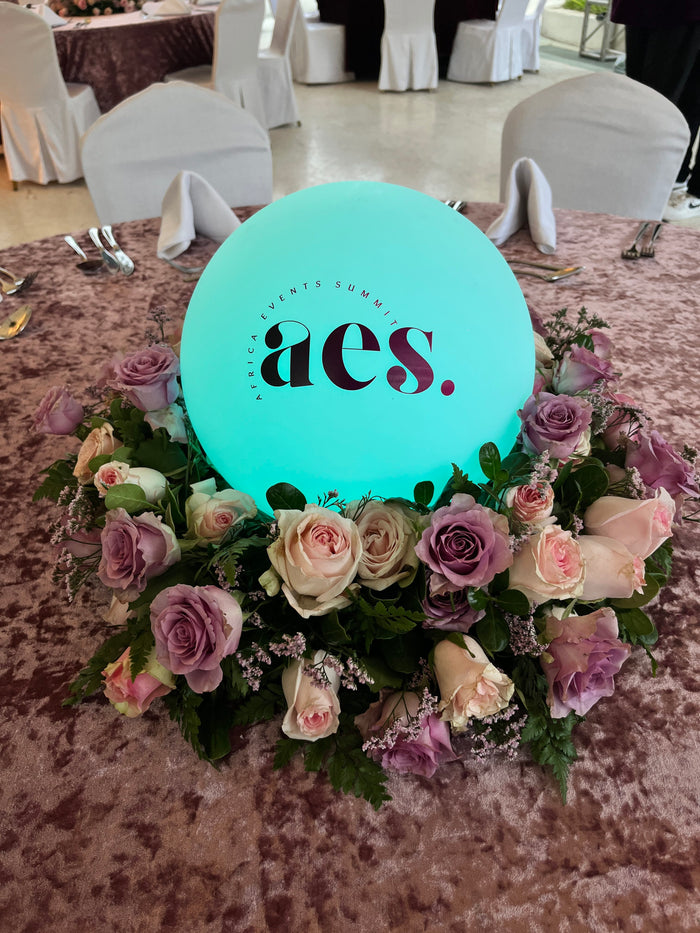 aes 2026 centerpiece lit red