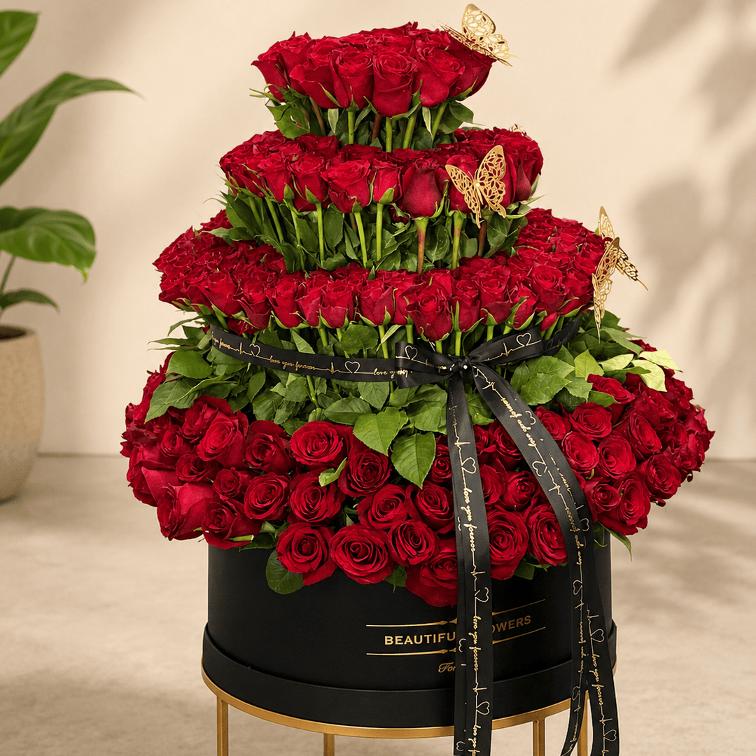 Blooms & Gifts All of You 300 Red Roses Box