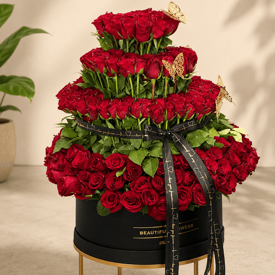 Blooms & Gifts All of You 300 Red Roses Box