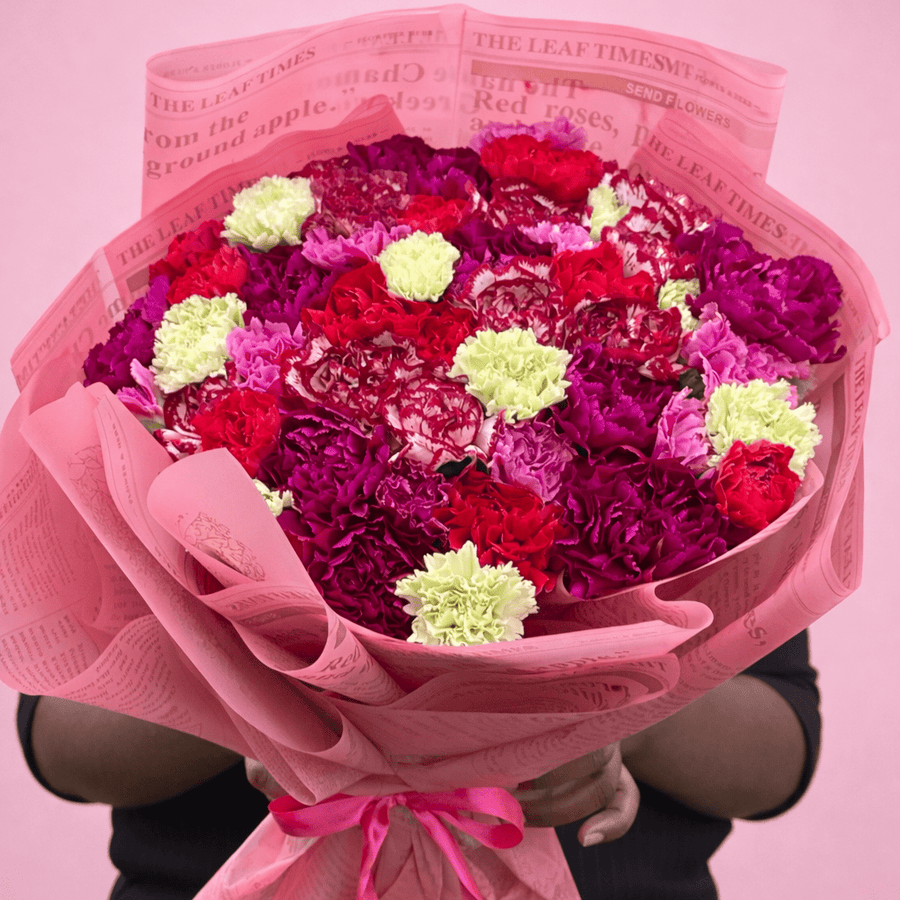 Blooms & Gifts All Smiles Carnations Bouquet