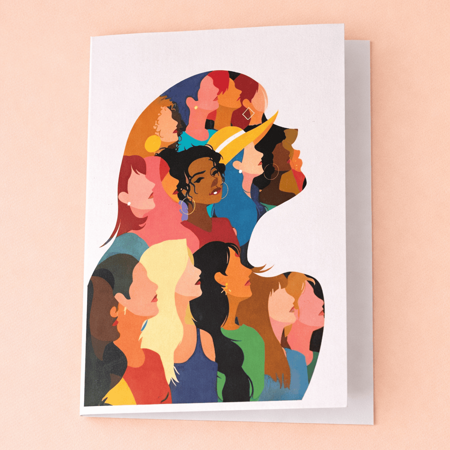 Blooms & Gifts All Women United A6 Card