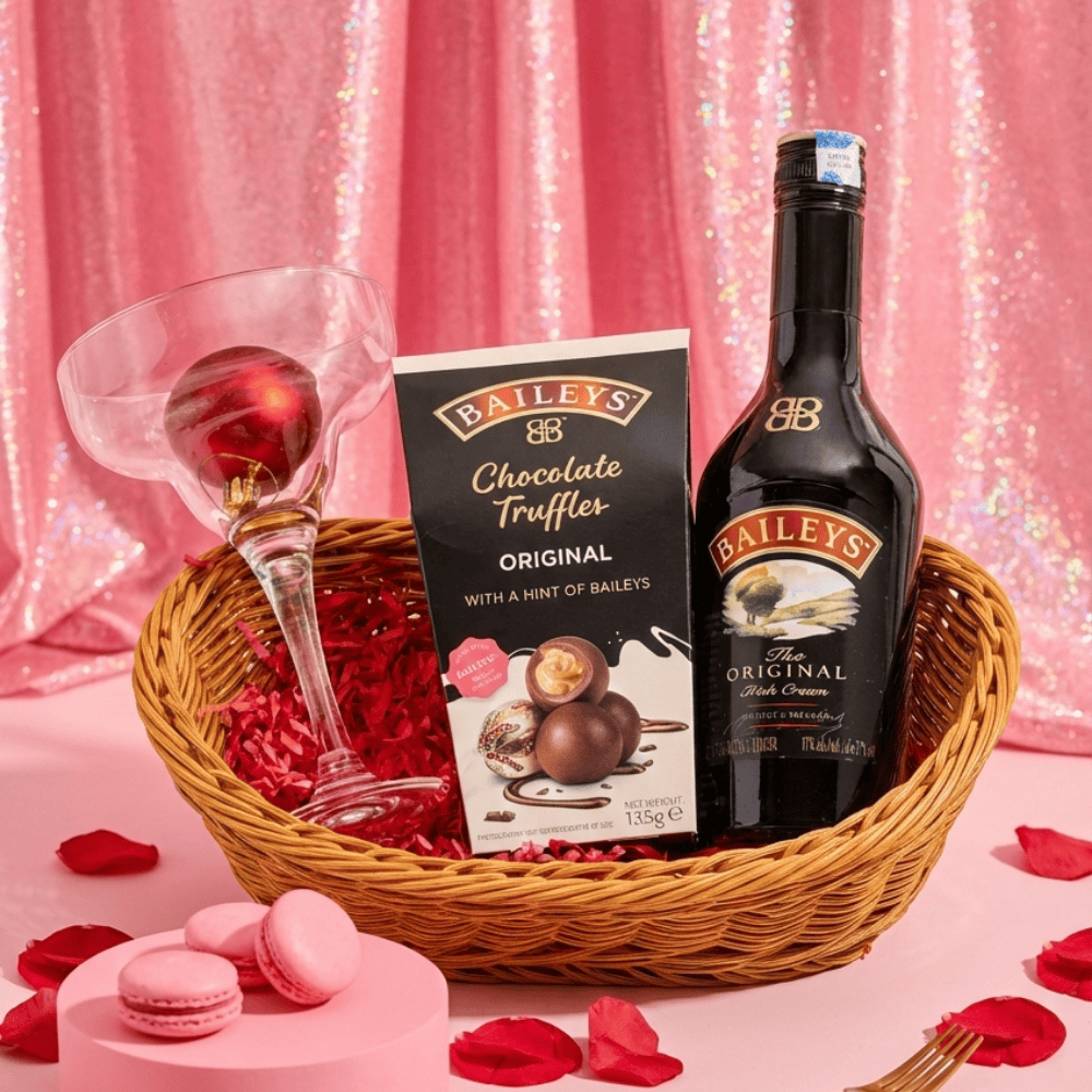 Blooms & Gifts Baileys Amor Basket