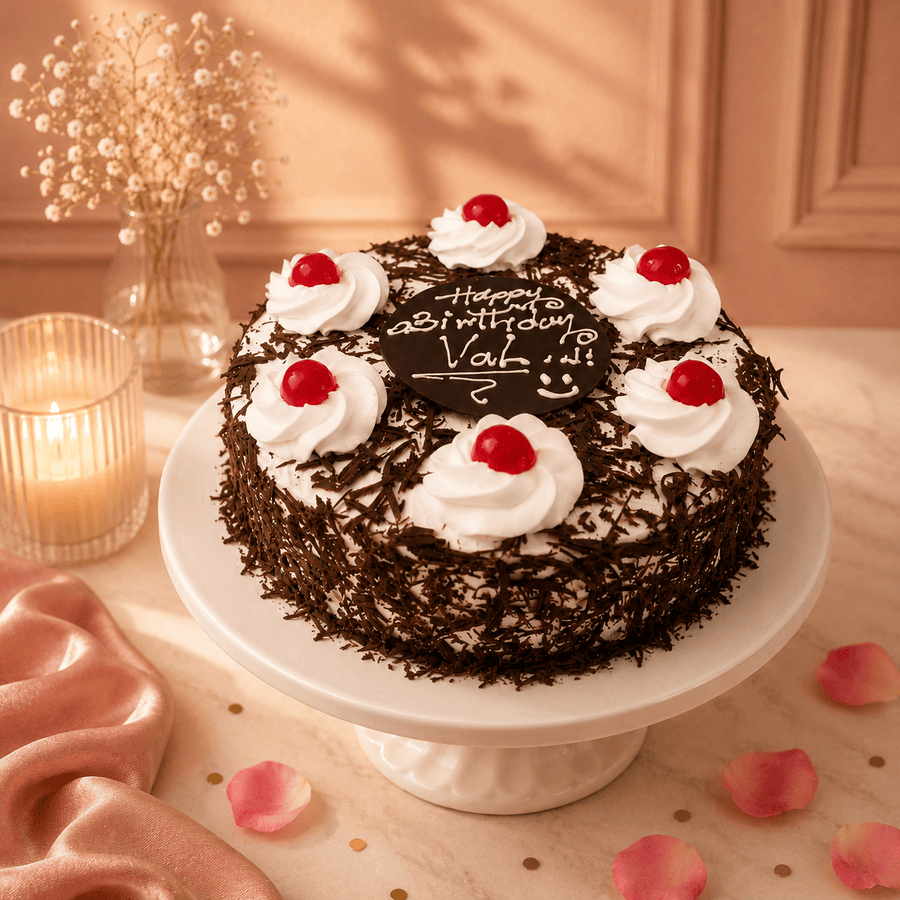 Blooms & Gifts Black Forest Birthday Cake 2kg