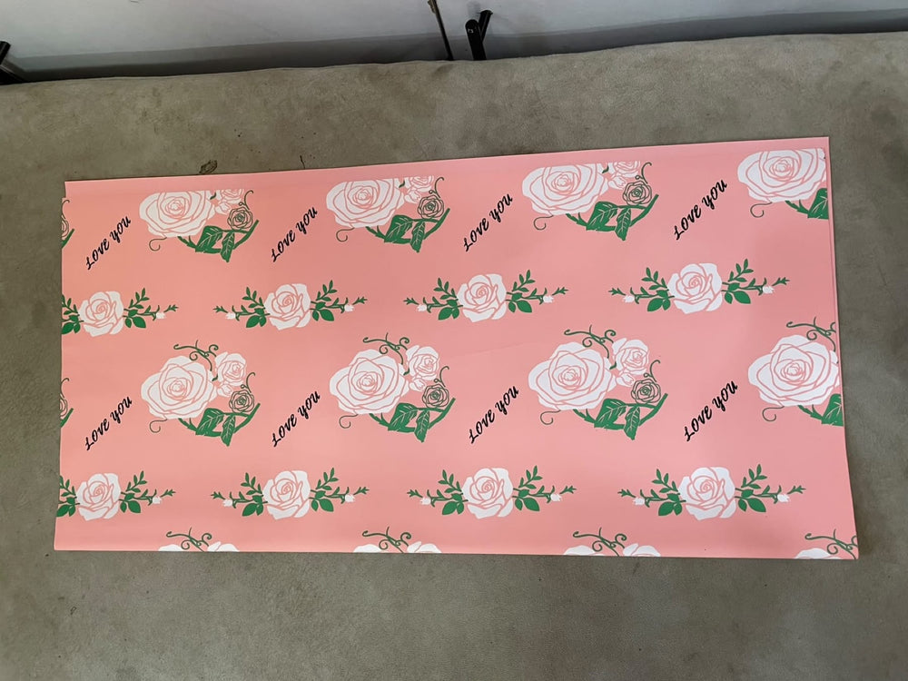 Blooms & Gifts Blush Pink Rose Wrap
