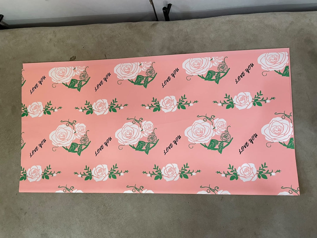 Blooms & Gifts Blush Pink Rose Wrap