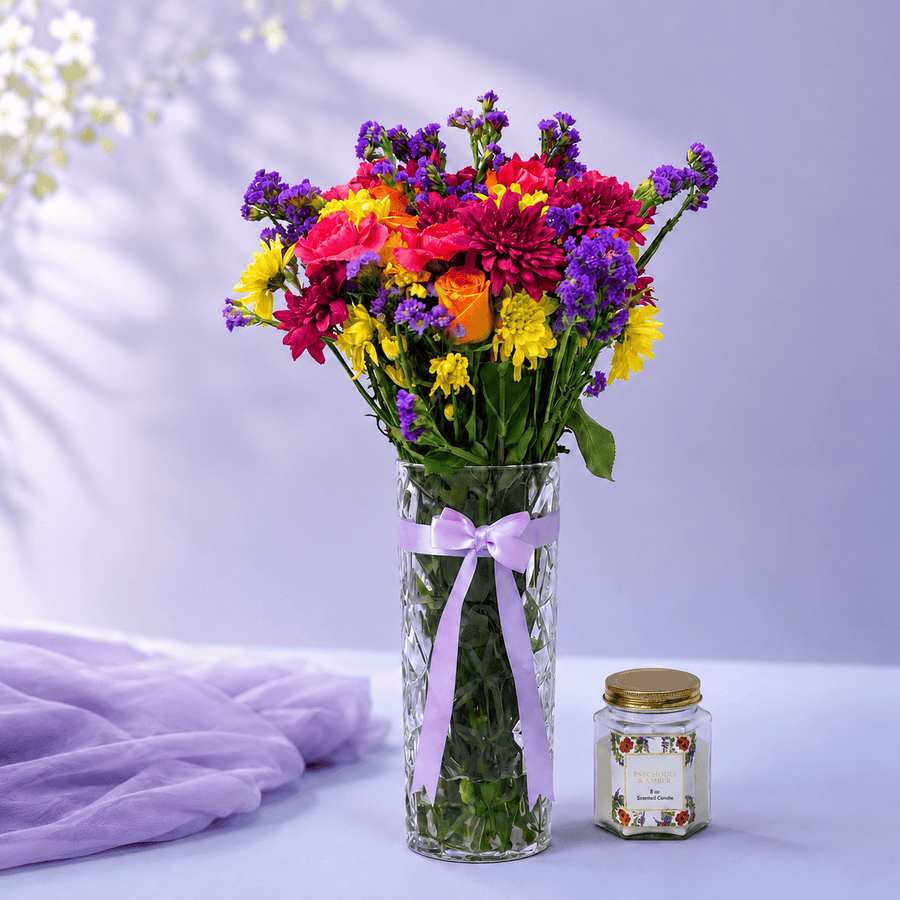 Blooms & Gifts Bright Days & Cozy Nights Gift Set