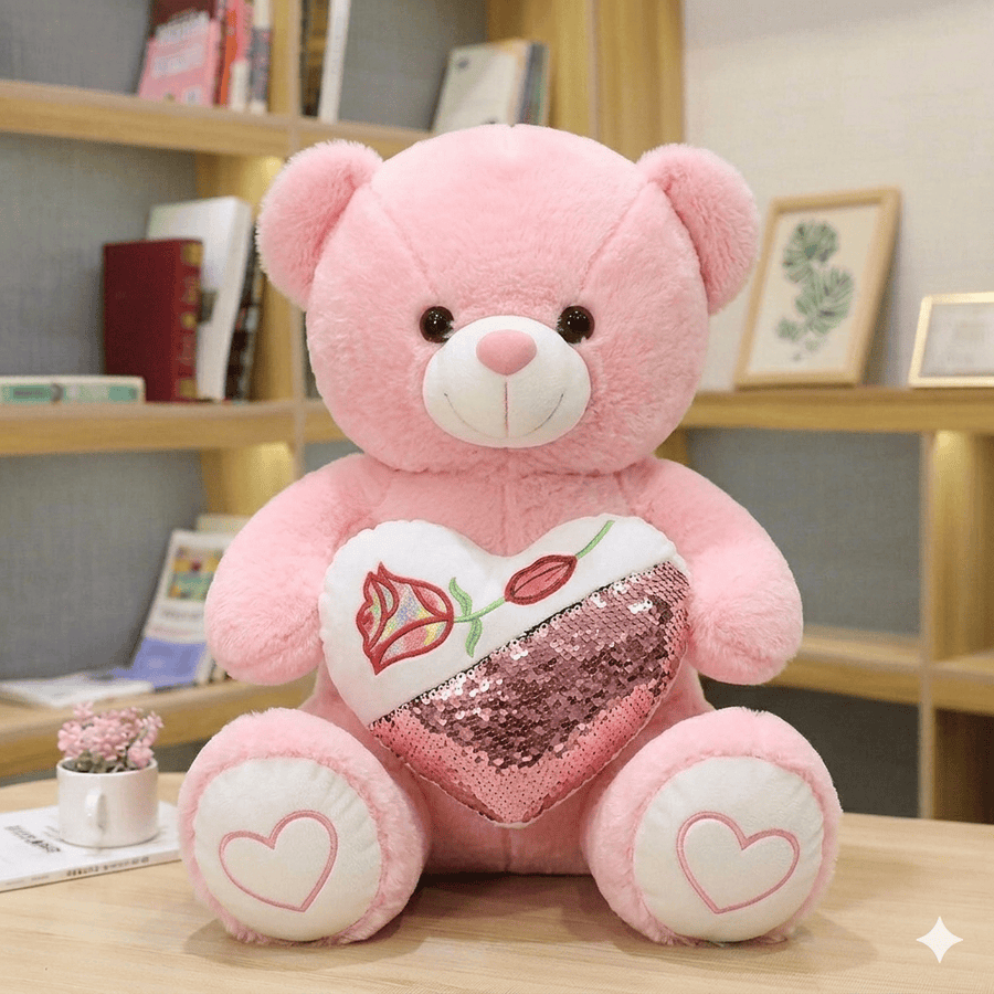 Blooms & Gifts Charming Pink Teddy Bear - 40 cm