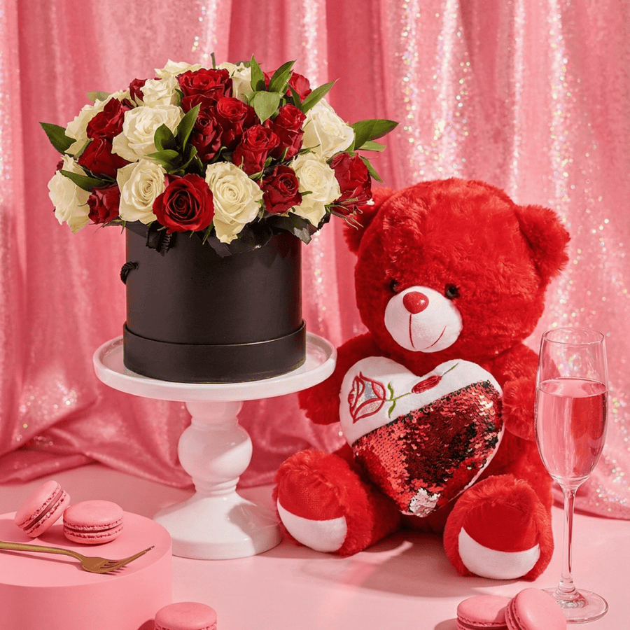 Blooms & Gifts Coeur Noir Basket