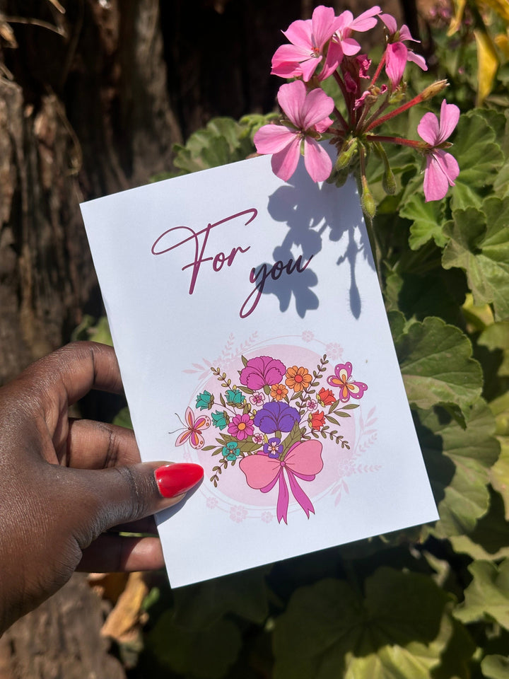Blooms & Gifts Elegant  For You Card