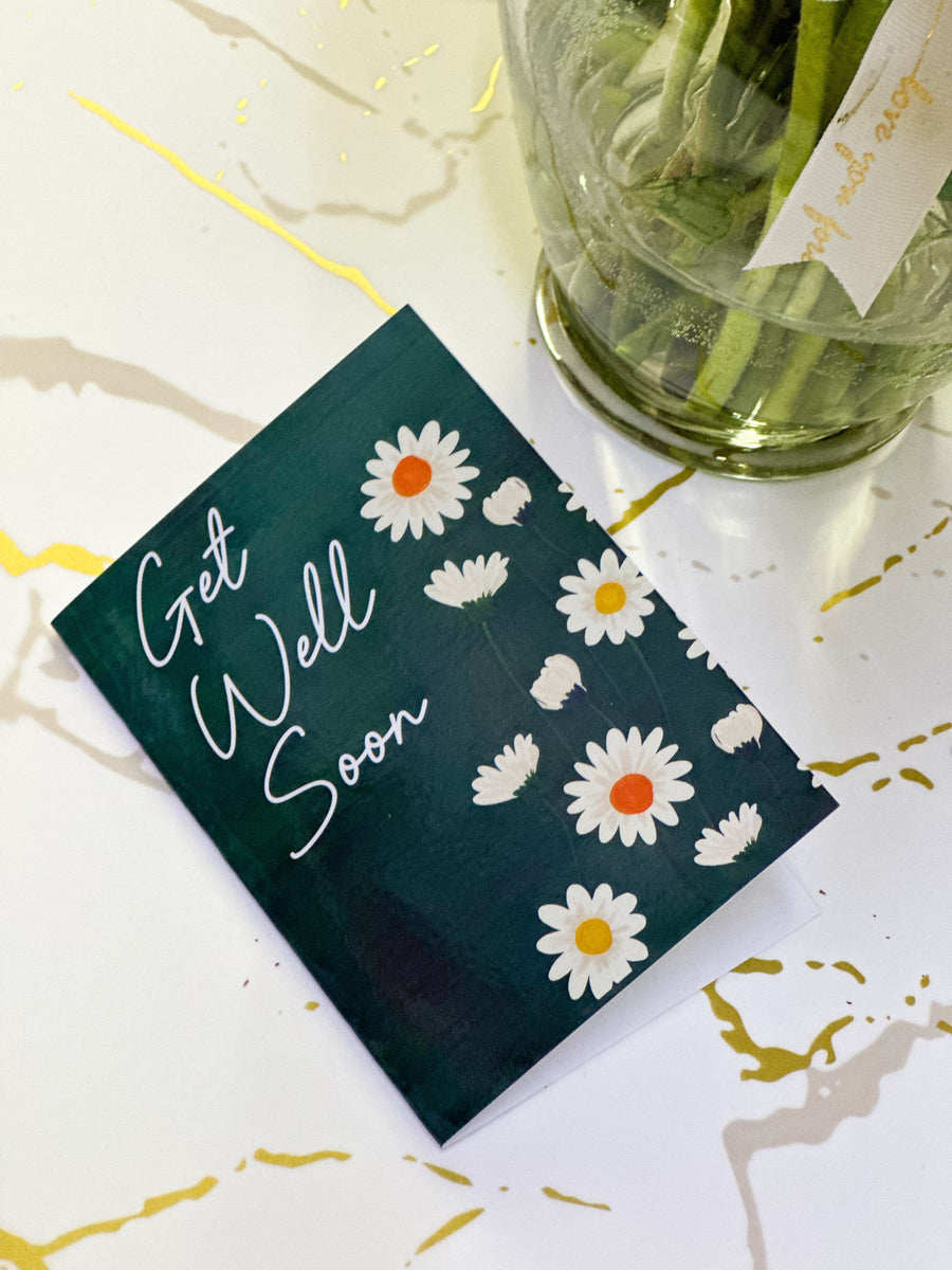 Blooms & Gifts Get well soon card