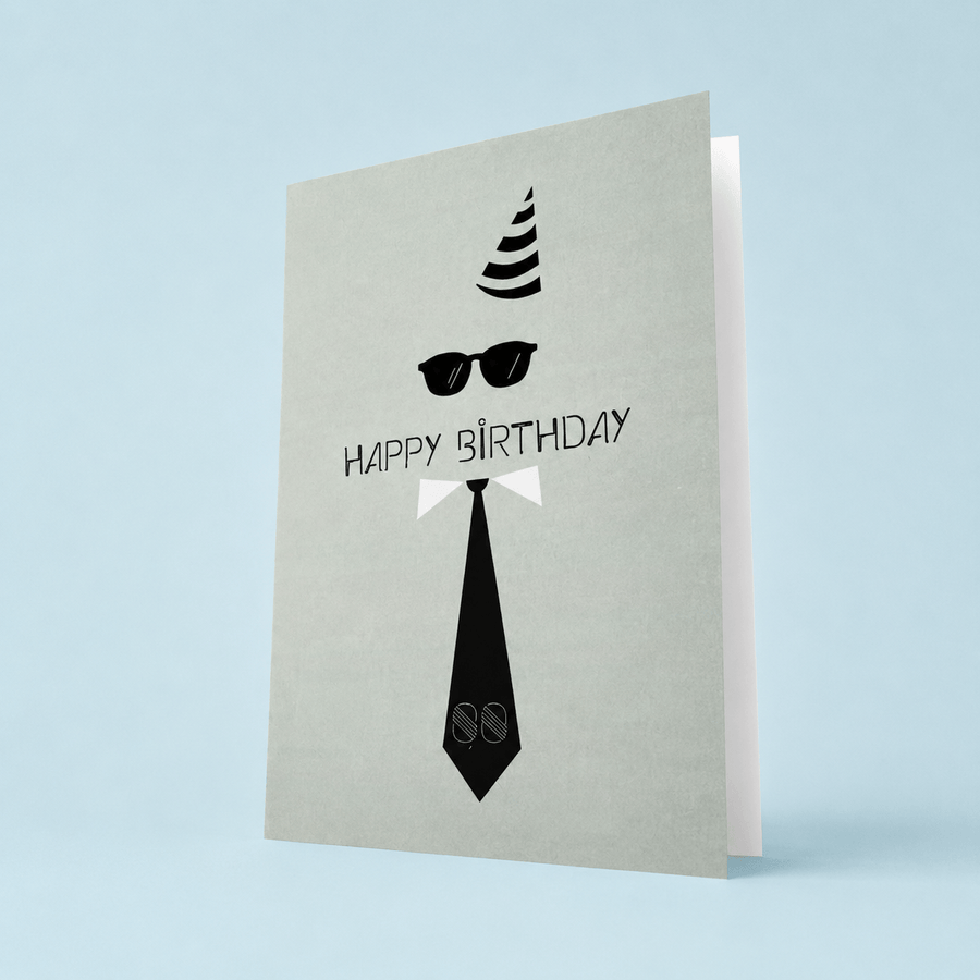 Blooms & Gifts Happy Birthday Card Mr Invisible A6 Card