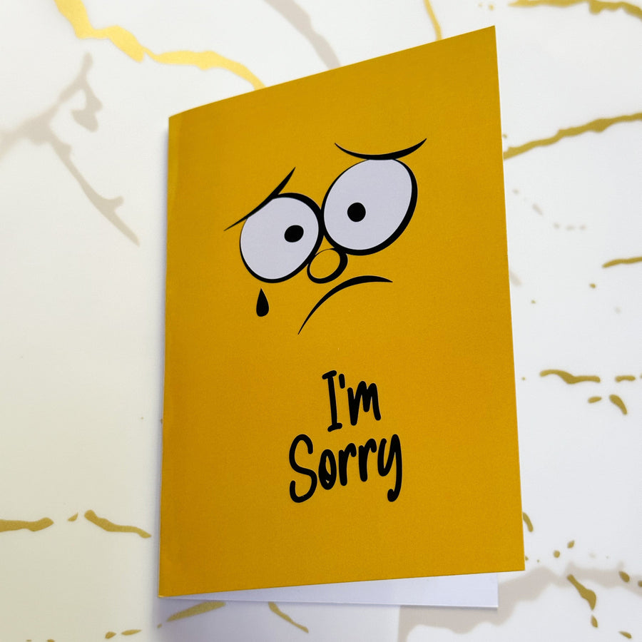 Blooms & Gifts I’m sorry Yellow Card
