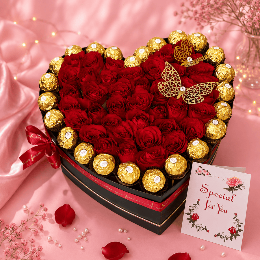 Blooms & Gifts Love's First Golden Blush