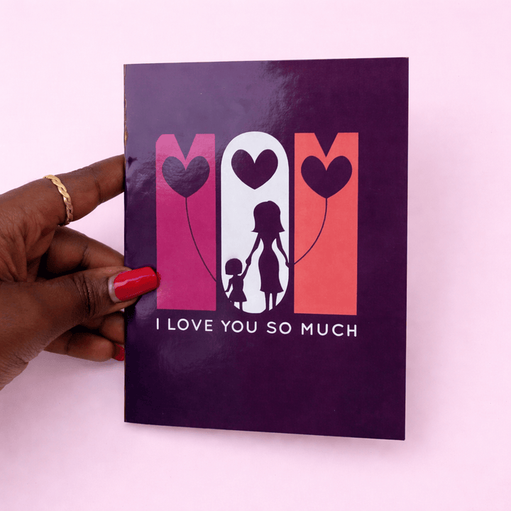 Blooms & Gifts Love You So Much Mom A6 Card