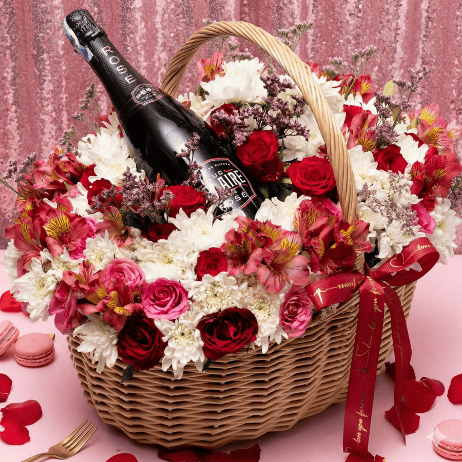 Blooms & Gifts Luxe Rosa Belaire