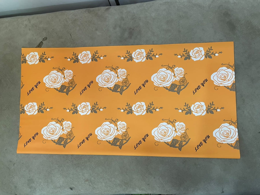 Blooms & Gifts Marigold White Rose Wrap