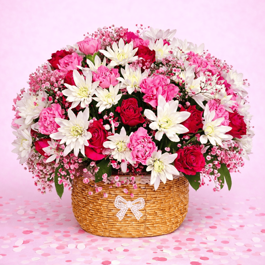 Blooms & Gifts Mixed Meadow Flower Basket
