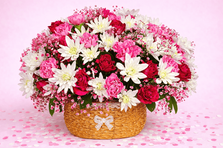 Blooms & Gifts Mixed Meadow Flower Basket