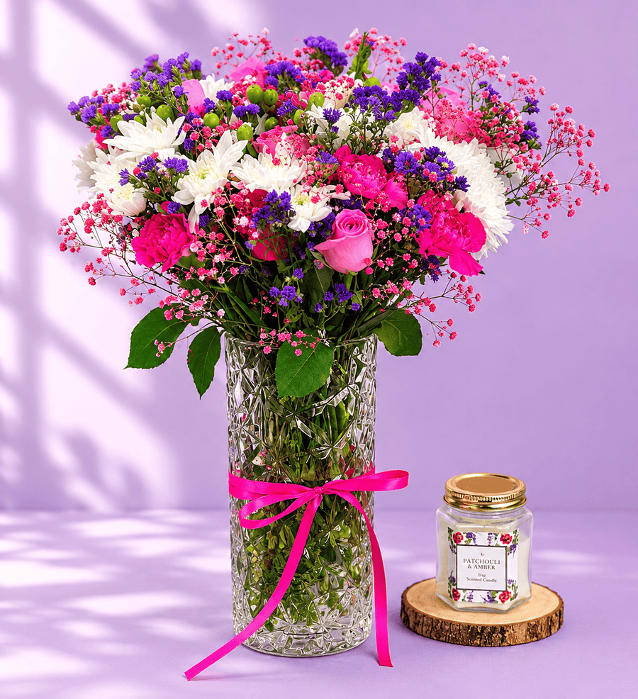 Blooms & Gifts Natural Wonders Mixed Flowers Vase
