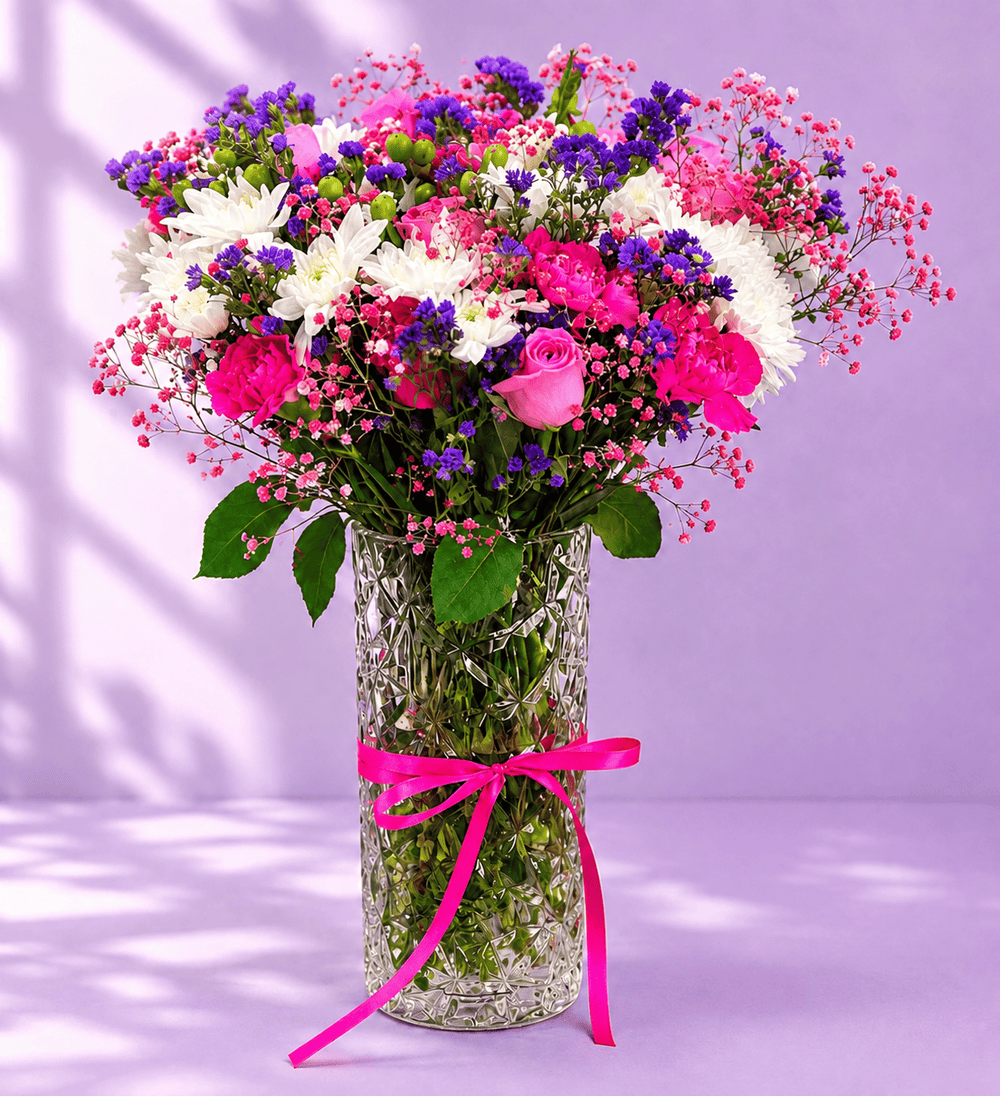 Blooms & Gifts Natural Wonders Mixed Flowers Vase