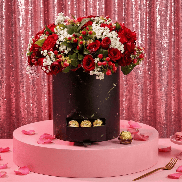 Blooms & Gifts Noir Rosas Dolce