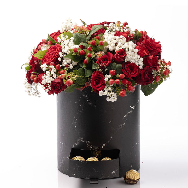 Blooms & Gifts Noir Rosas Dolce