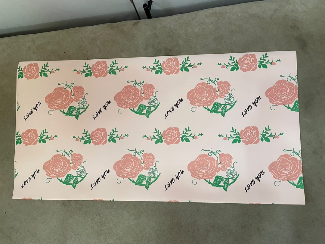 Blooms & Gifts Peach Rose Wrap