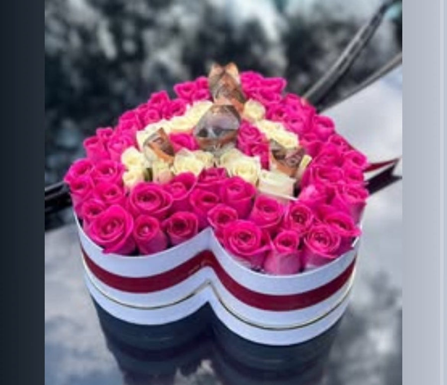 Blooms & Gifts Pink love box