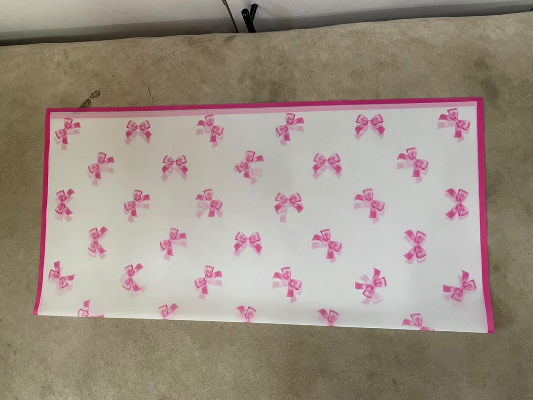 Blooms & Gifts Pink Ribbon Bow Wrap