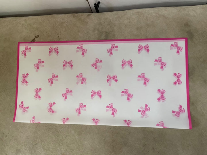 Blooms & Gifts Pink Ribbon Bow Wrap