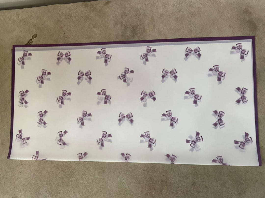 Blooms & Gifts Plum Ribbon Bow Wrap