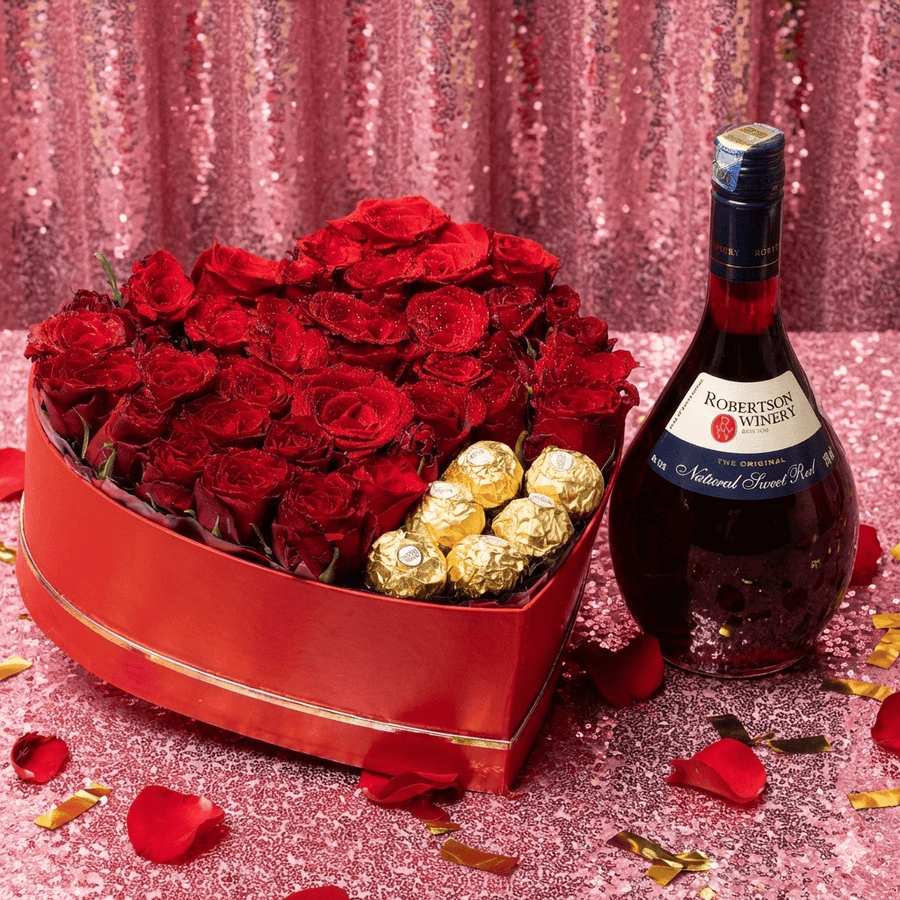 Blooms & Gifts Rosso Amore