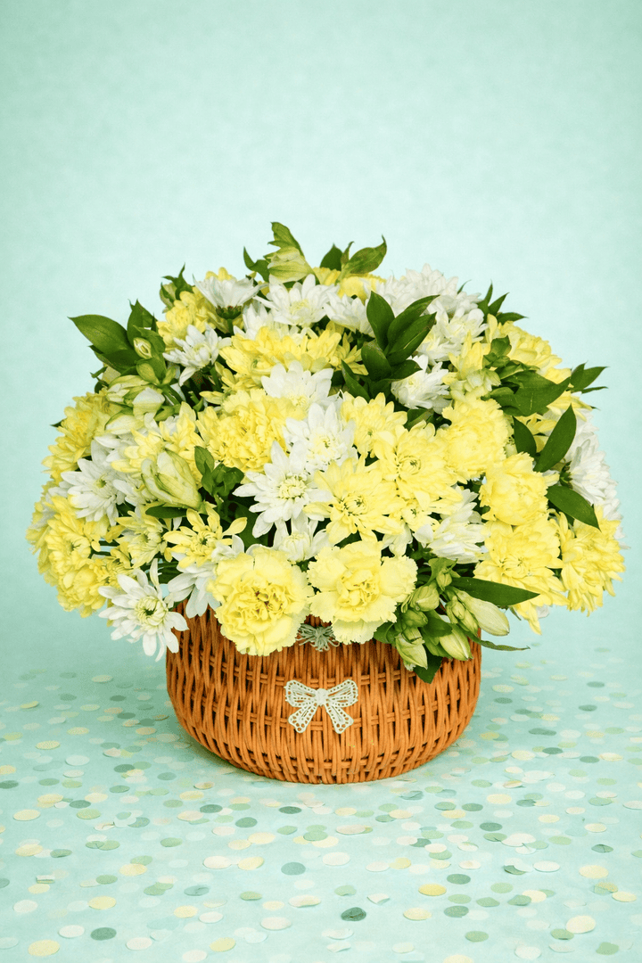 Blooms & Gifts Sunlit Meadow Yellow & White Floral Arrangement