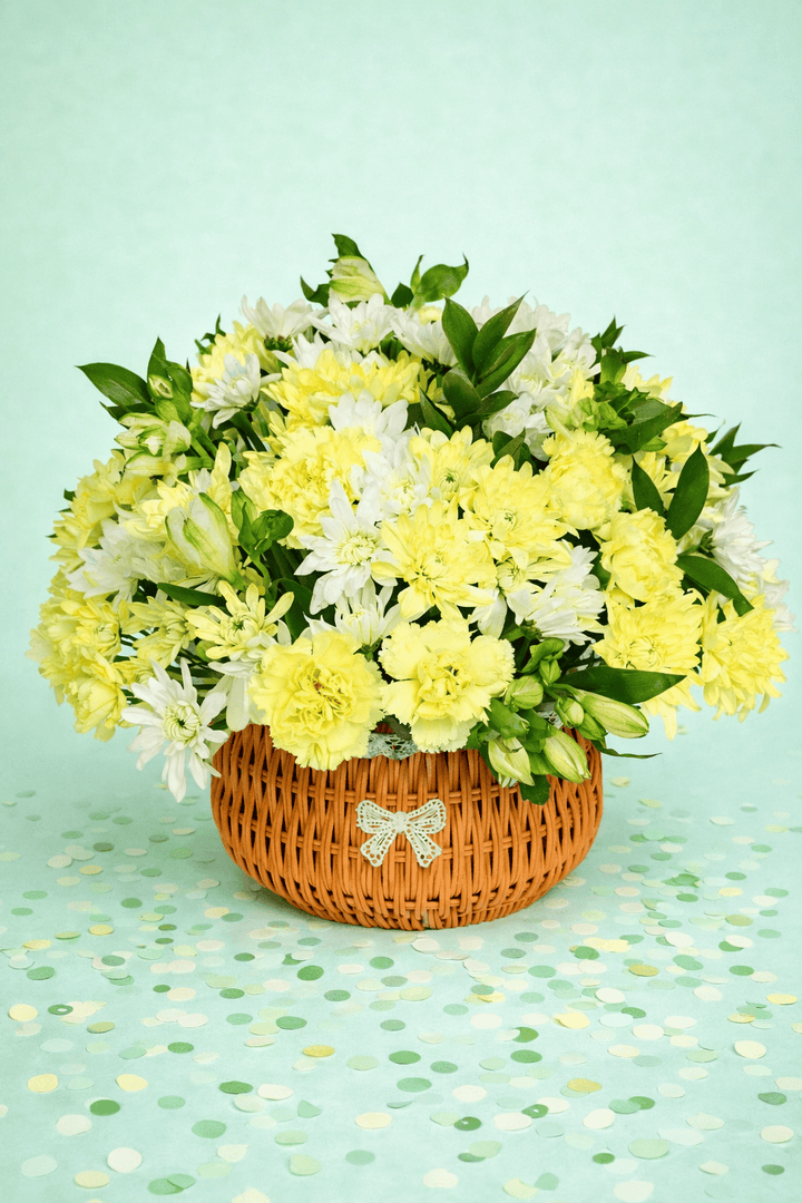 Blooms & Gifts Sunlit Meadow Yellow & White Floral Arrangement