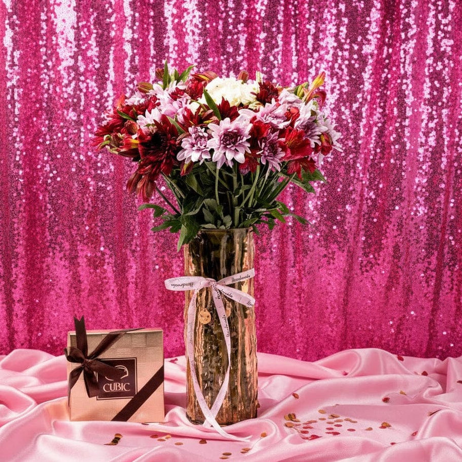 Blooms & Gifts Sweet Blooms & Chocolate Crush Vase