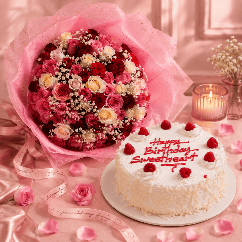 Flower & Cake Hampers