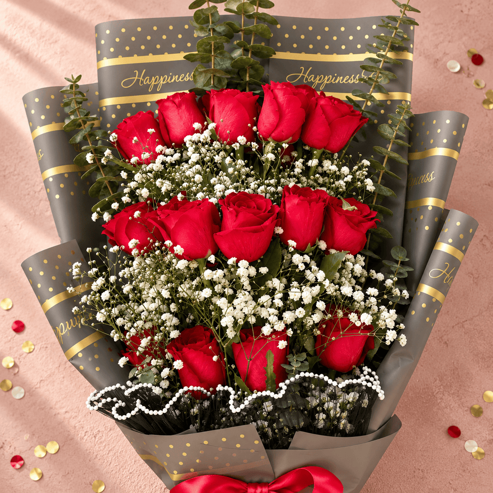 Blooms & Gifts The Sweetest Plot Twist Flower Package