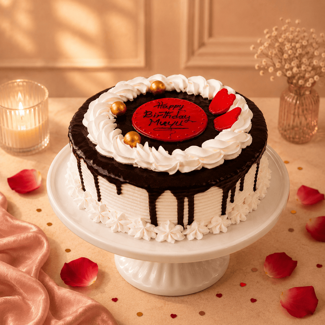 Blooms & Gifts Vanilla Birthday Cake (1kg)