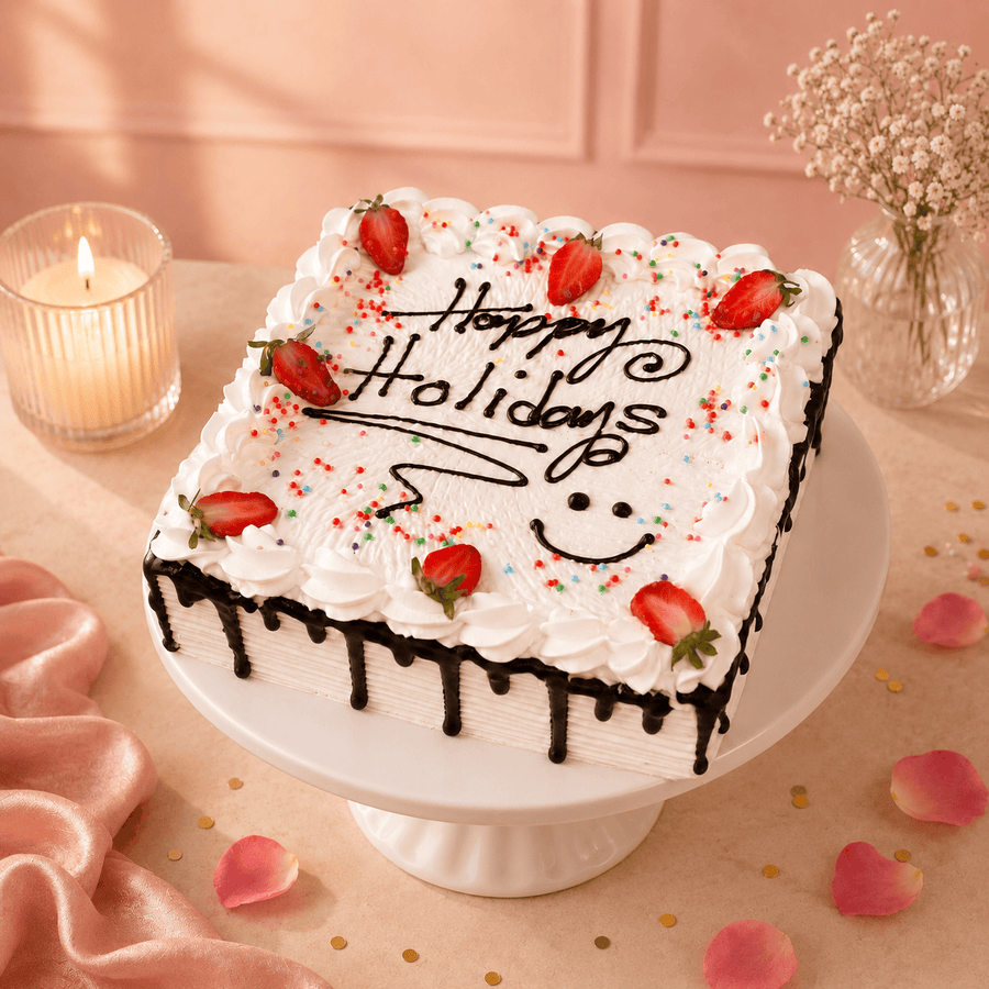 Blooms & Gifts Vanilla Birthday Cake (2kg)