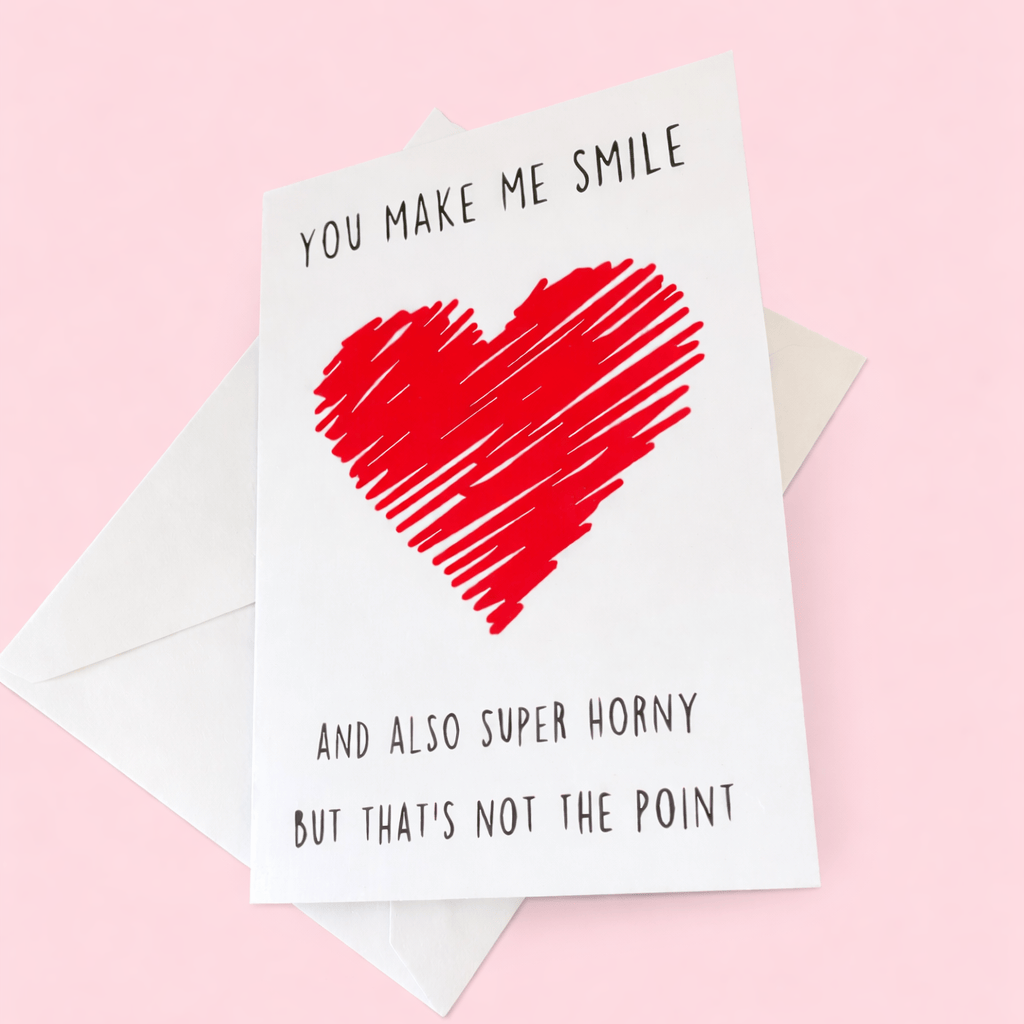 Blooms & Gifts You Make Me Smile A6 Card