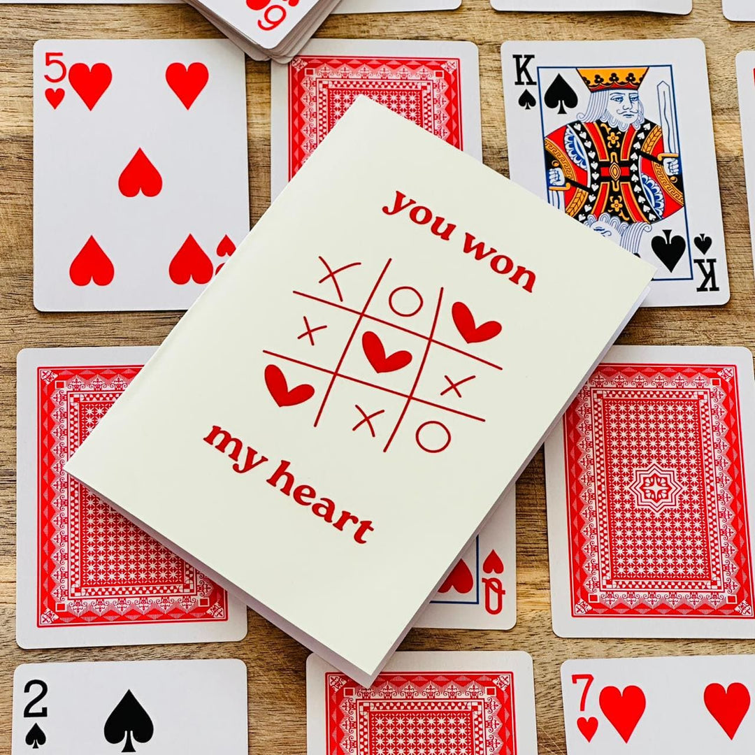Blooms & Gifts You Won My Heart A6 Card