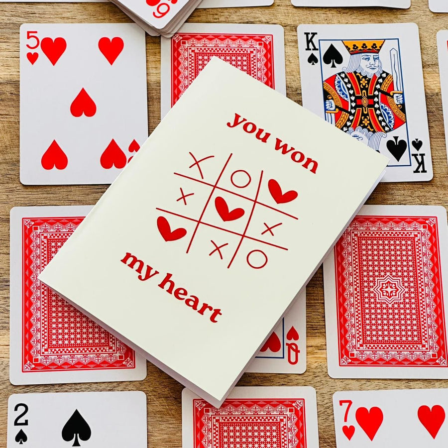 Blooms & Gifts You Won My Heart A6 Card